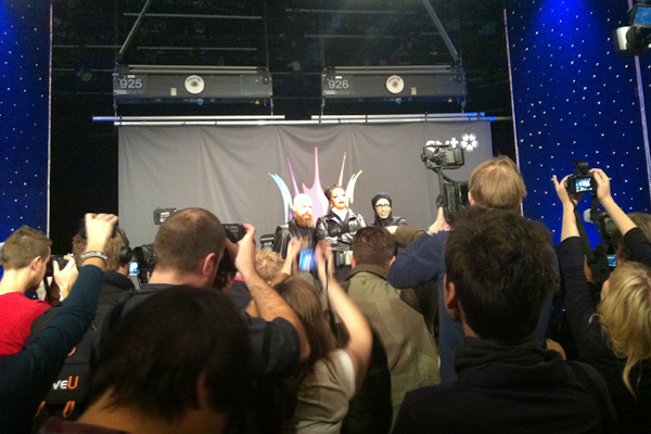 Presskonferens Melodifestivalen 2013, Stockholm, 2012-11-26