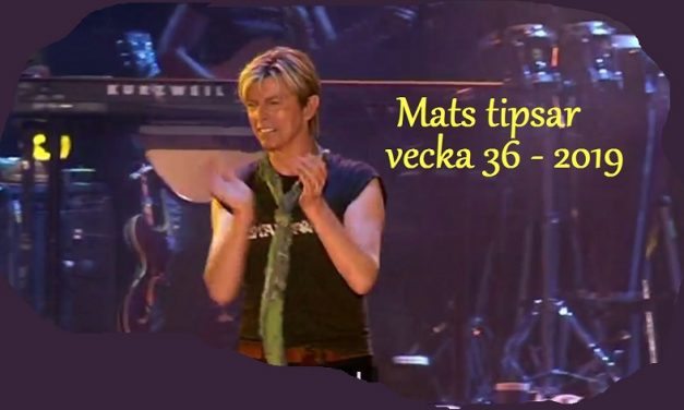 Mats tipsar vecka 36 – 2019
